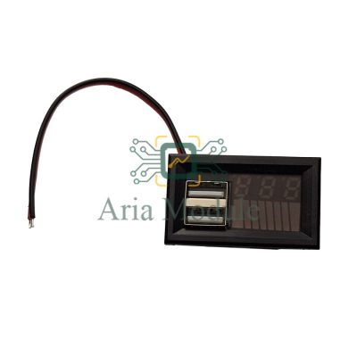 نمايشگر درصد شارژ باتري با پورت USB