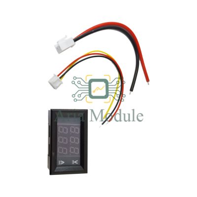 ولتمتر آمپرمتر 100V/10A قرمز قرمز