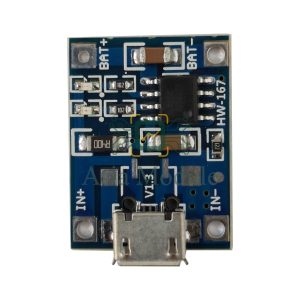 شارژر باتری لیتیوم TP4056 1A MICROUSB