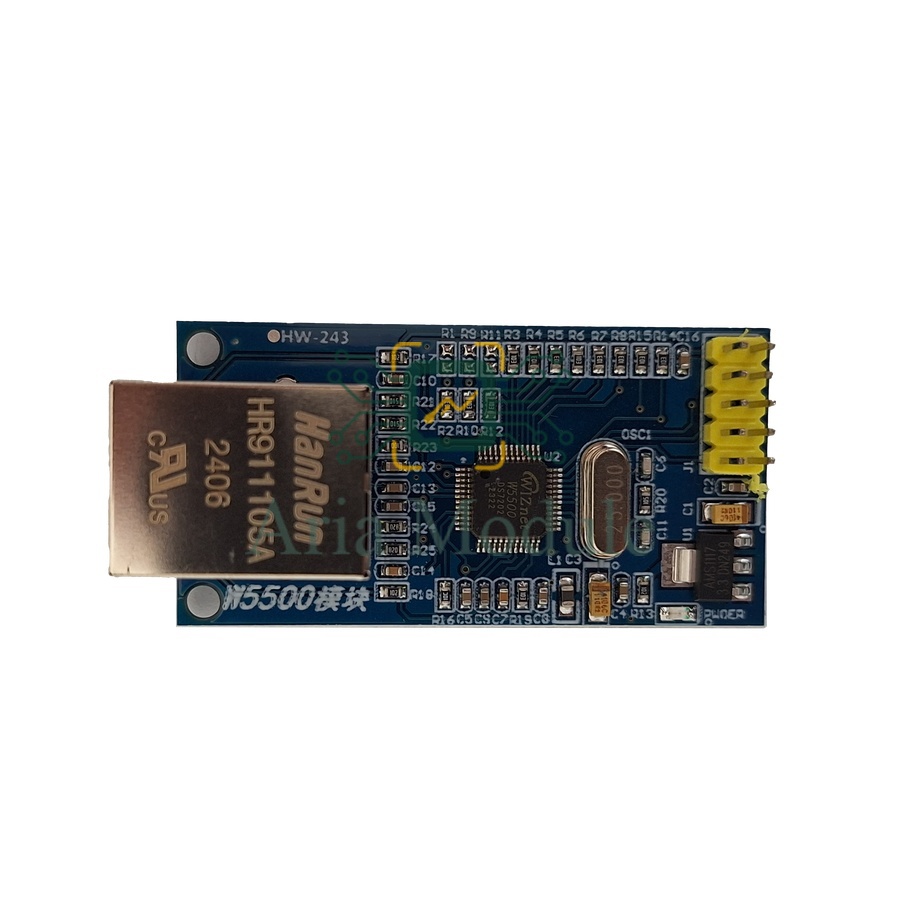 215067_1.jpg ماژول شبکه W5500 با ارتباط spi برد آبي - تصویر 1